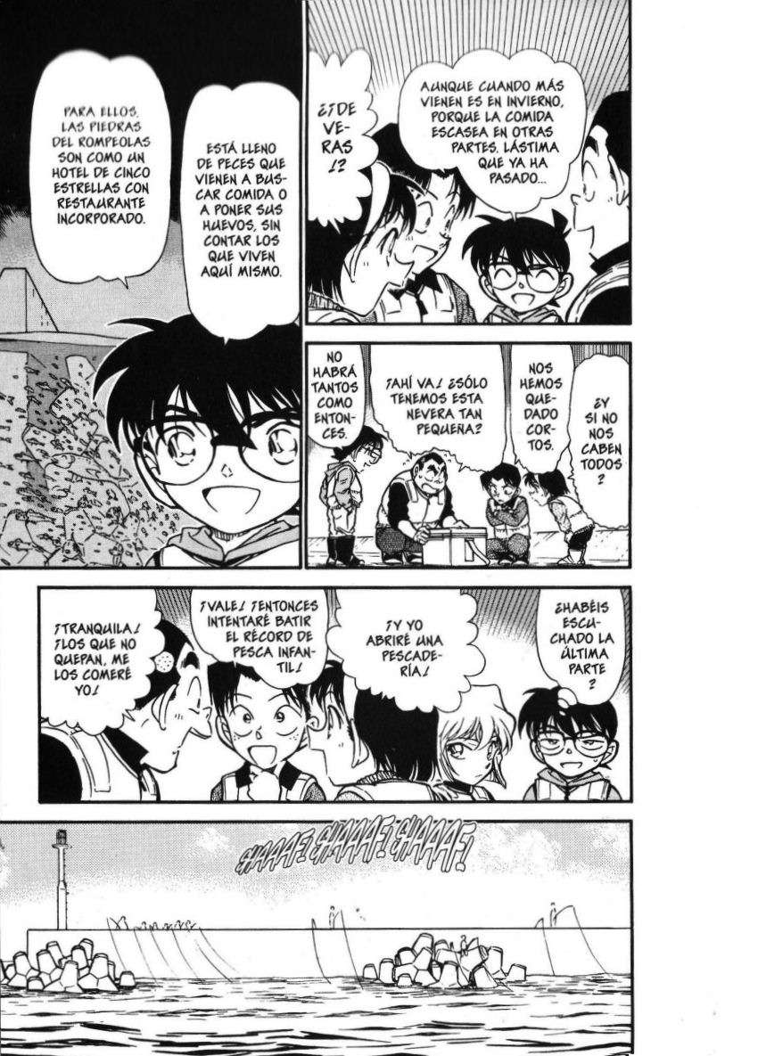 Detective Conan Capitulo 460: Un rincón secreto en medio del mar página 8