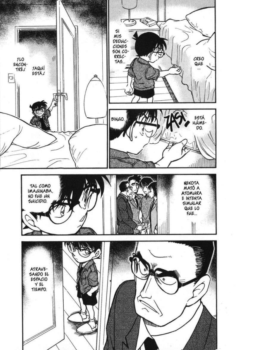 Detective Conan Capitulo 485: Del suicidio al asesinato página 16