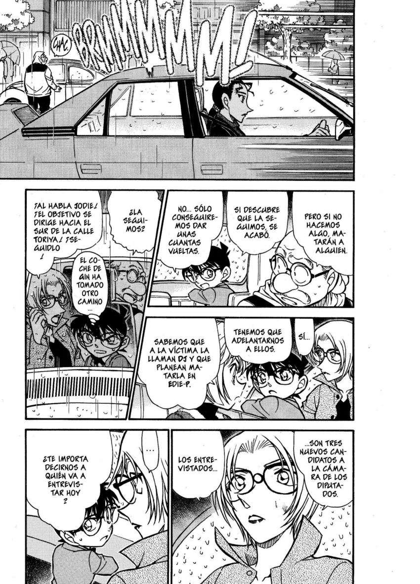 Detective Conan Capitulo 500: Nuevos Hombres de Negro página 15