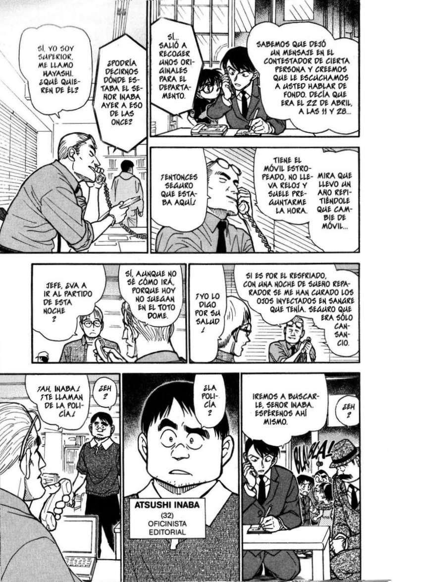 Detective Conan Capitulo 516: El mensaje del asesino página 14