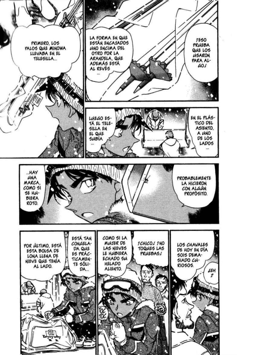 Detective Conan Capitulo 520: El misterio del telesilla página 12
