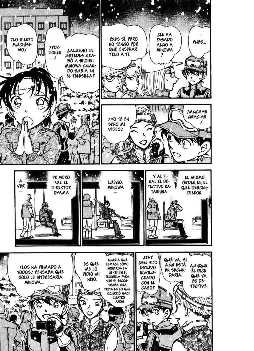 Detective Conan Capitulo 520: El misterio del telesilla página 14