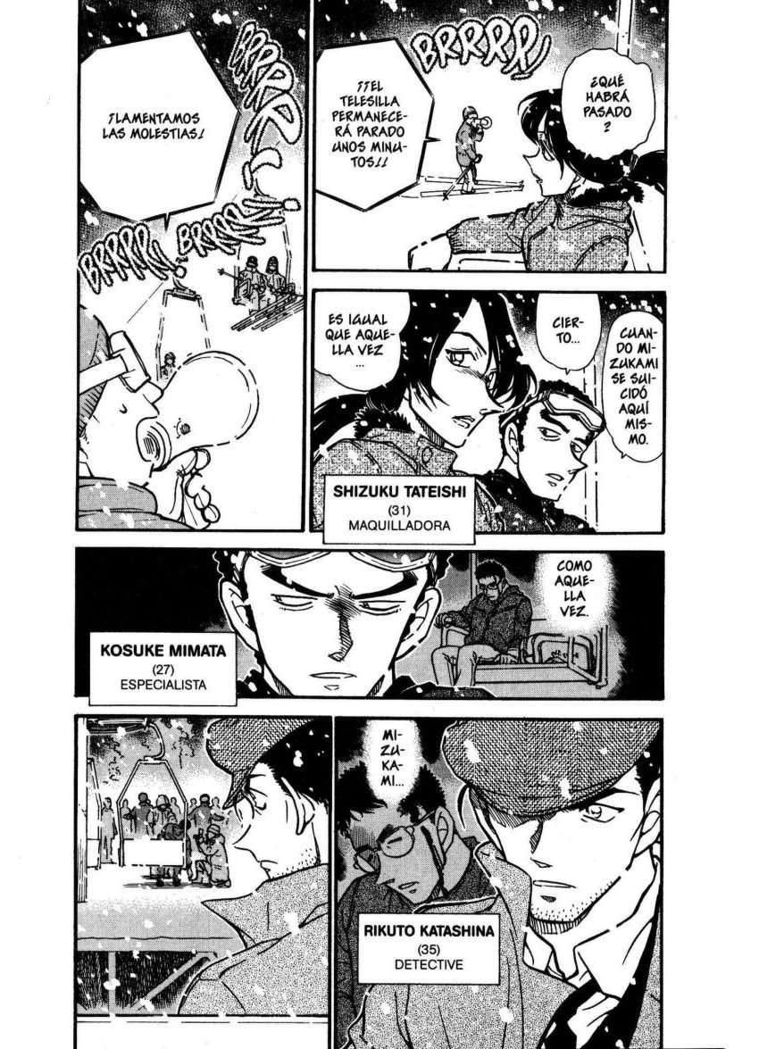 Detective Conan Capitulo 520: El misterio del telesilla página 4