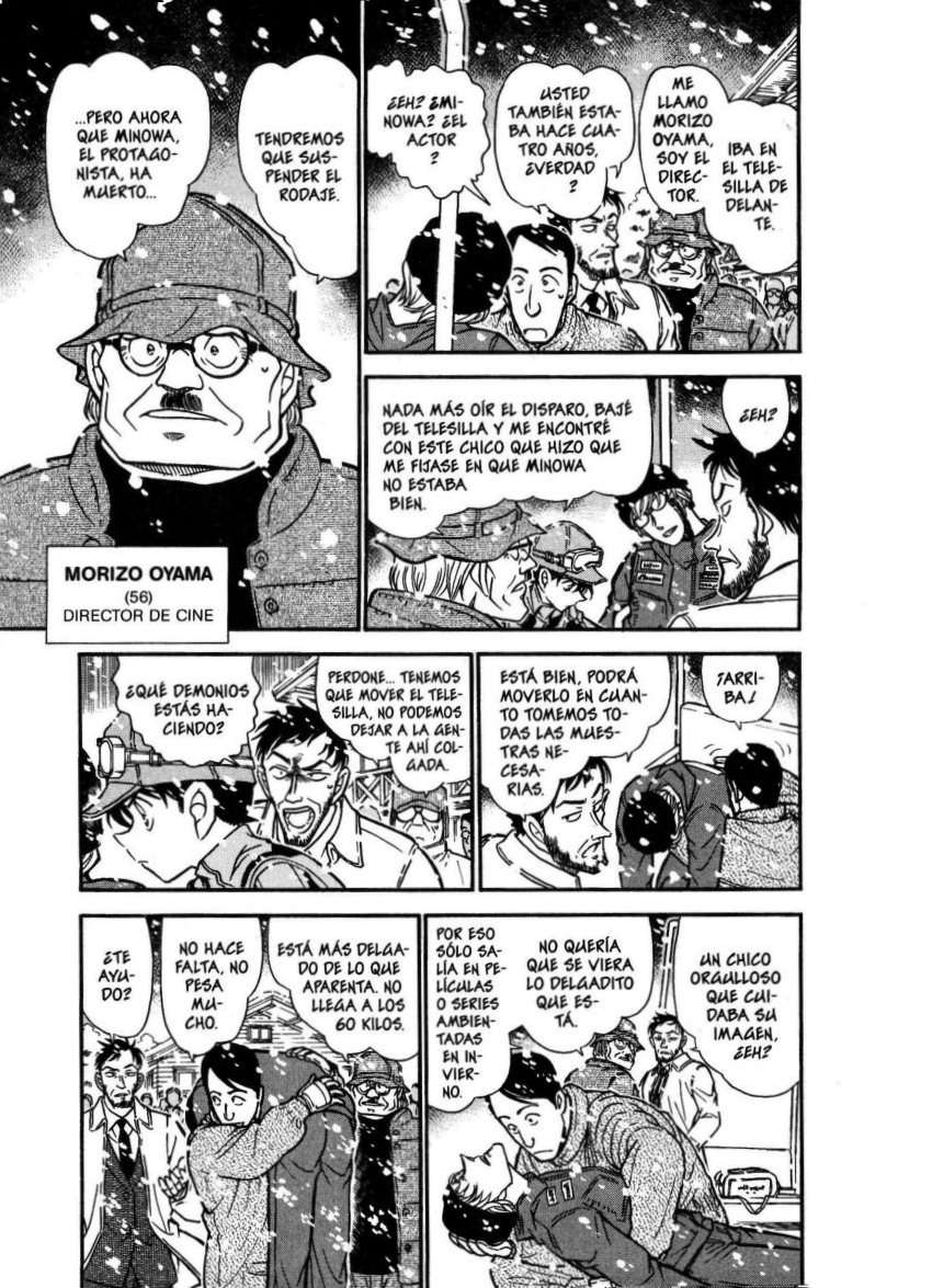 Detective Conan Capitulo 520: El misterio del telesilla página 6