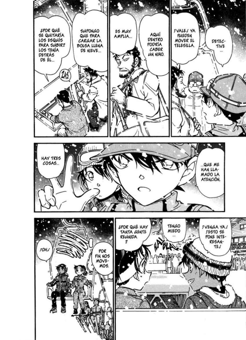 Detective Conan Capitulo 520: El misterio del telesilla página 7