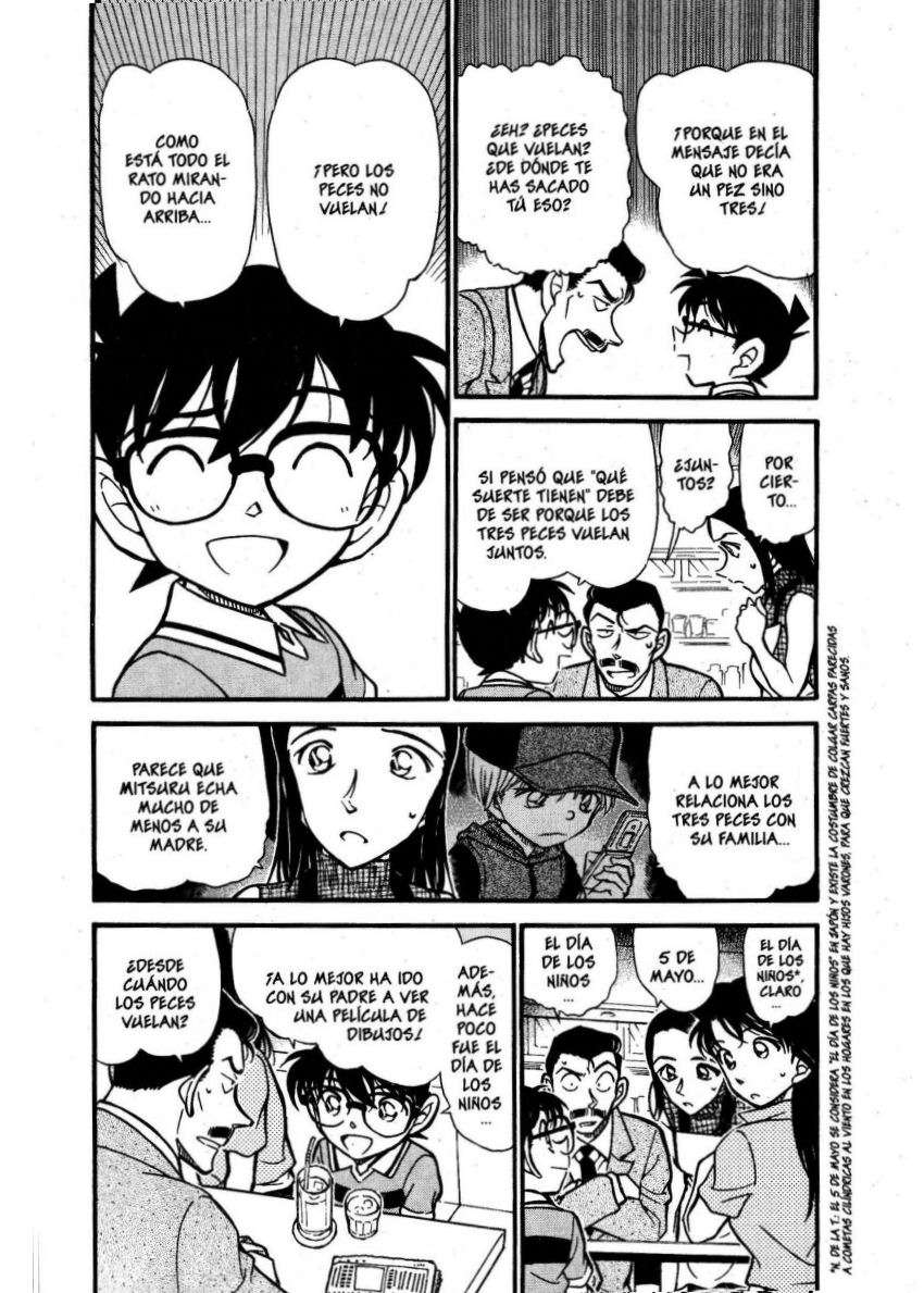 Detective Conan Capitulo 524: Los tres peces página 4