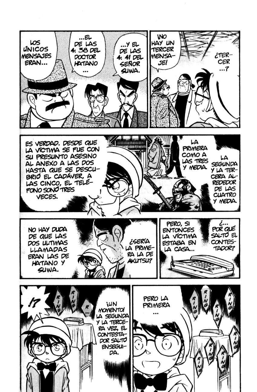 Detective Conan Capitulo 54: El misterio del contestador página 5