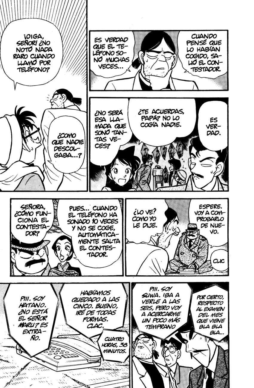 Detective Conan Capitulo 54: El misterio del contestador página 6