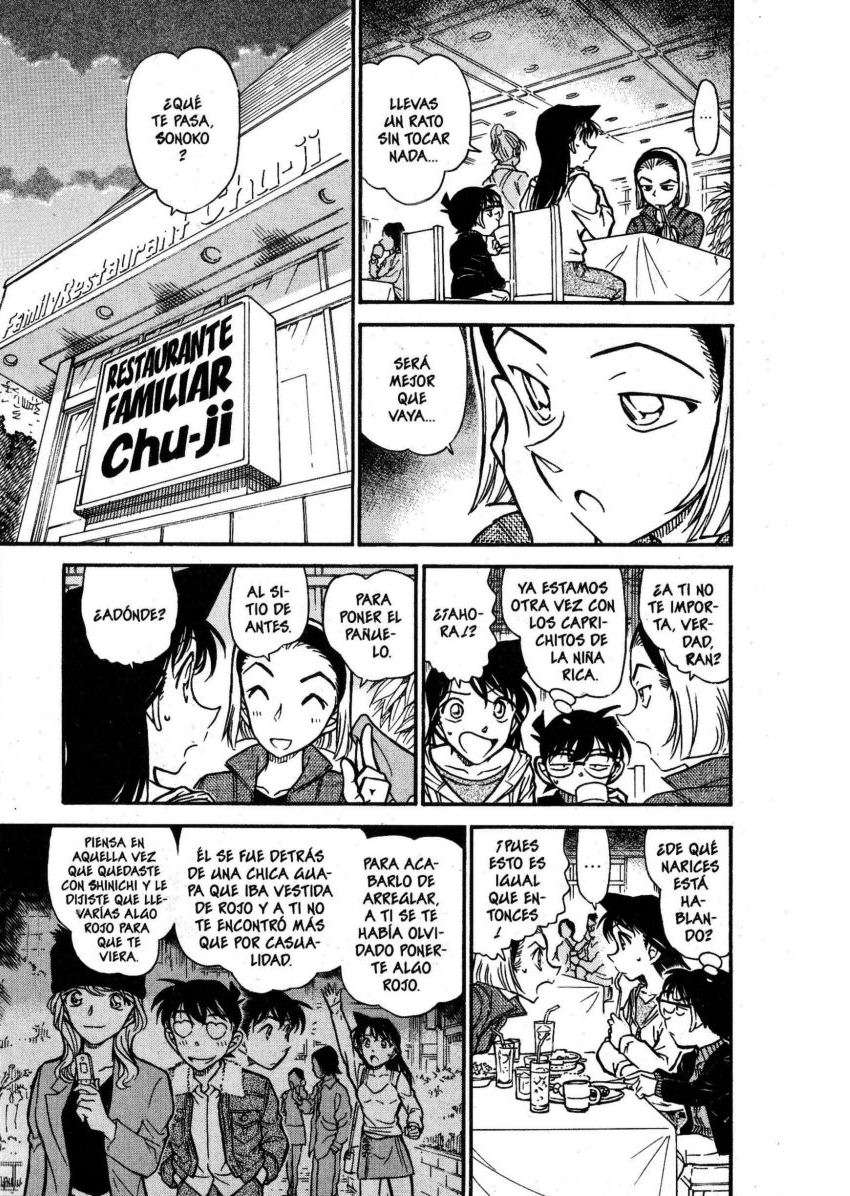Detective Conan Capitulo 541: El pañuelo rojo de Sonoko página 12