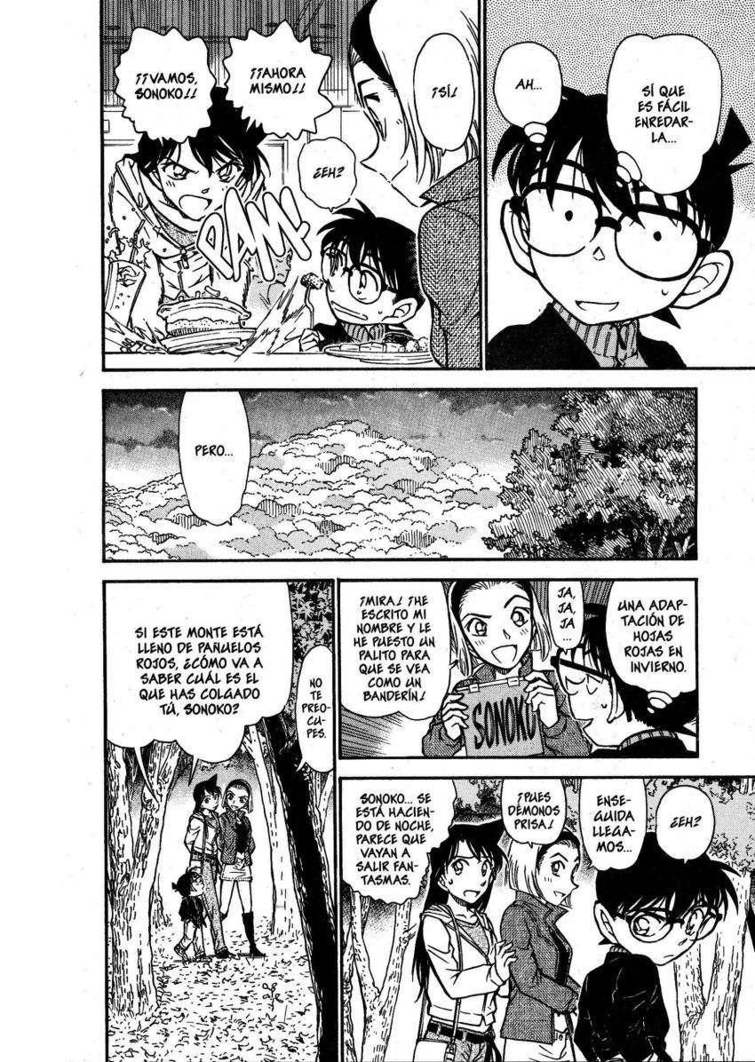 Detective Conan Capitulo 541: El pañuelo rojo de Sonoko página 13