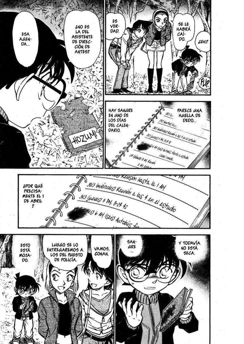 Detective Conan Capitulo 541: El pañuelo rojo de Sonoko página 14