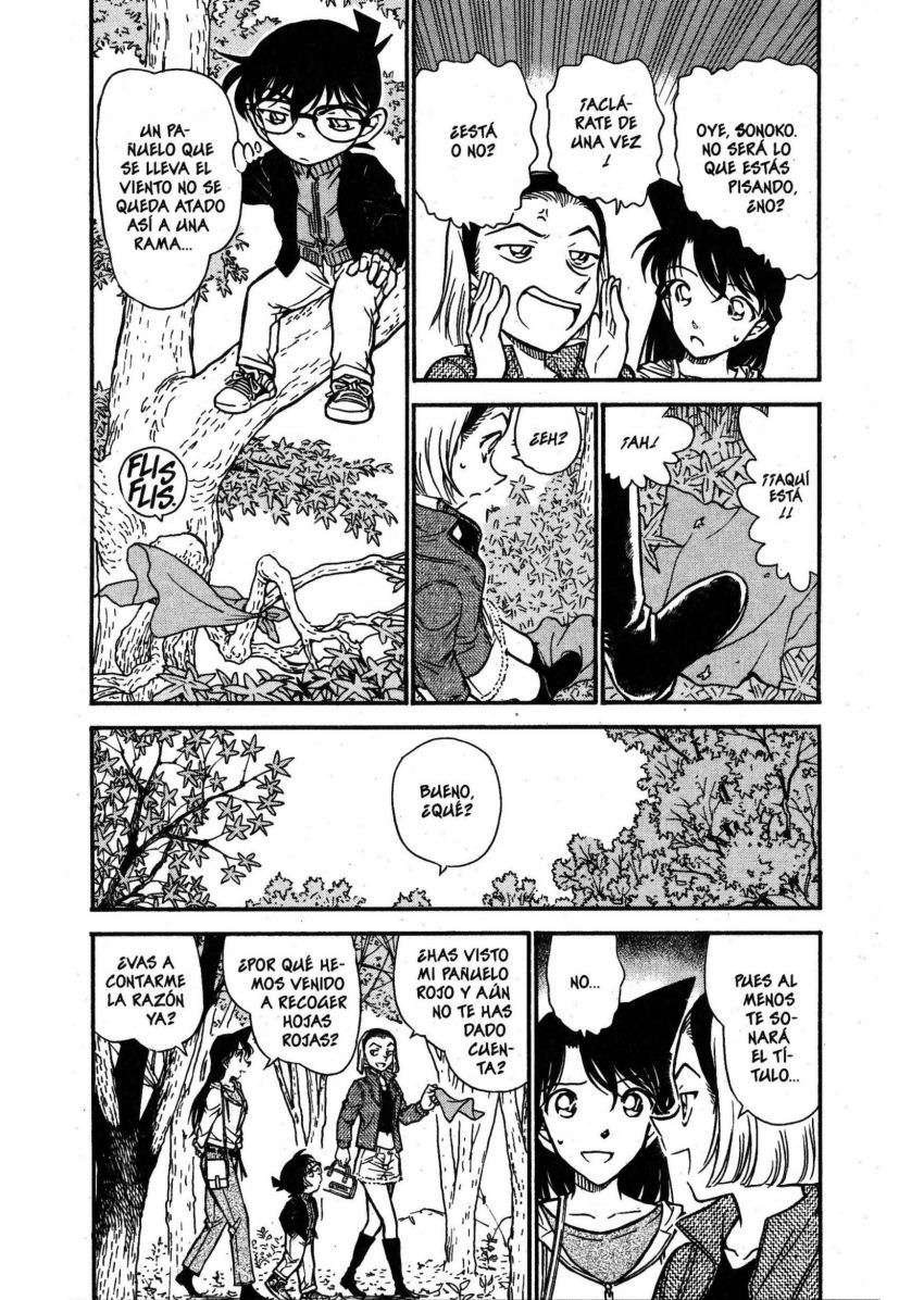 Detective Conan Capitulo 541: El pañuelo rojo de Sonoko página 3