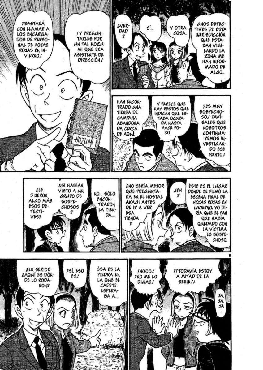Detective Conan Capitulo 542: Un nombre a secas página 8