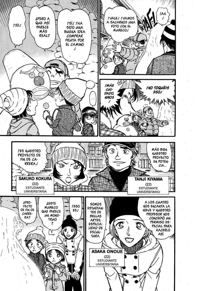 Detective Conan Capitulo 556: Detective muñeco de nieve página 8