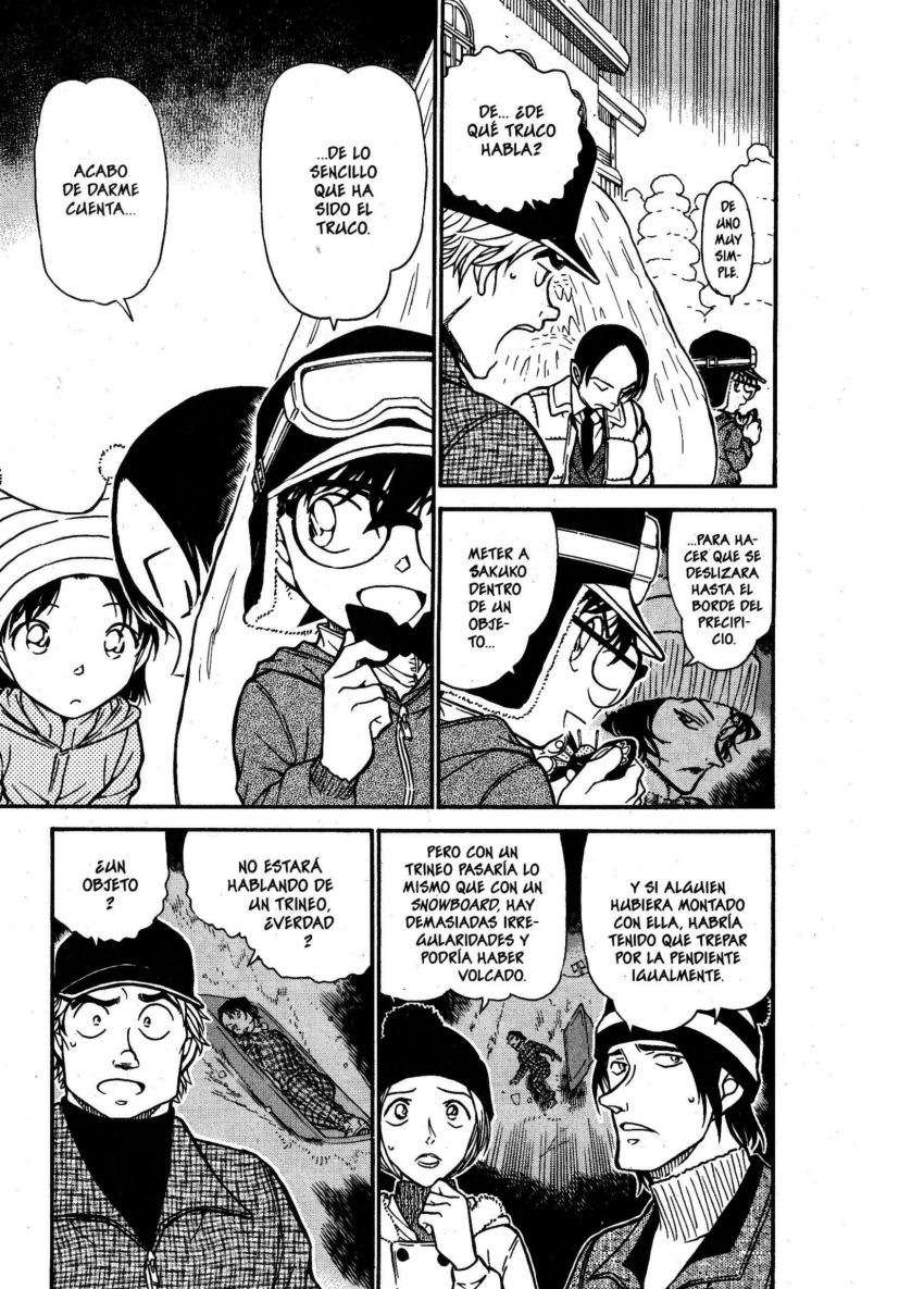 Detective Conan Capitulo 558: Tragedia en la montaña nevada página 6