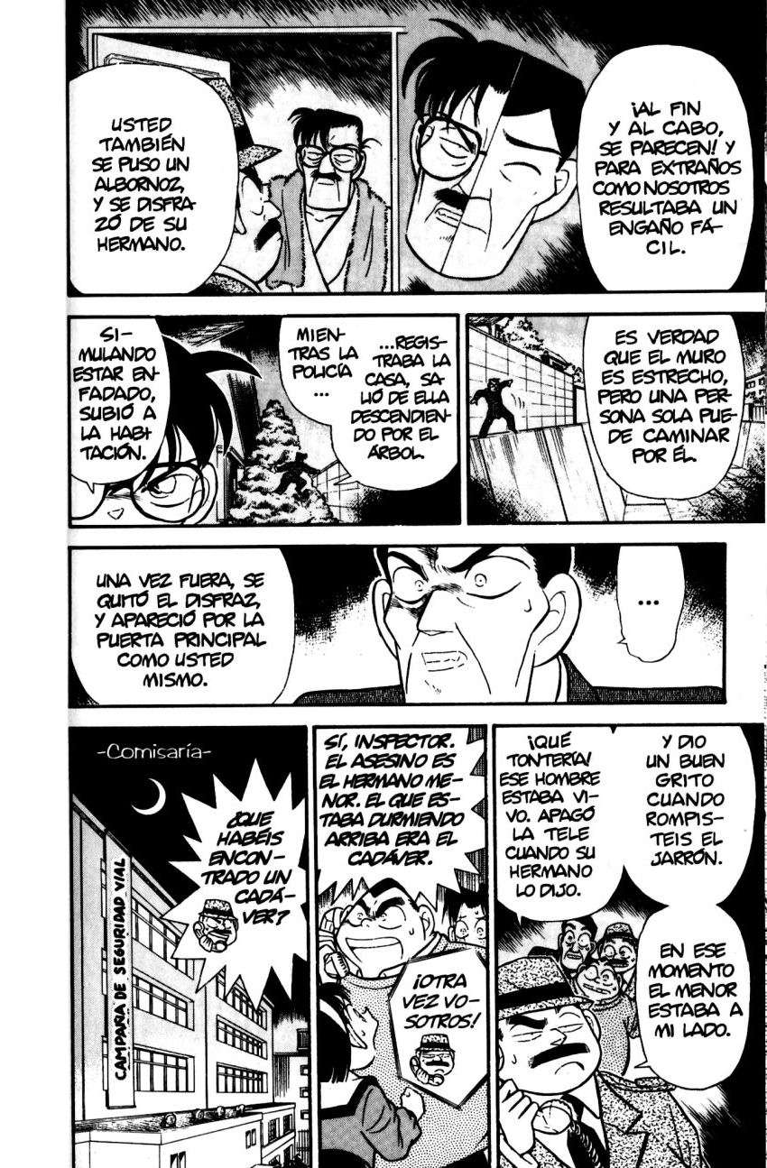 Detective Conan Capitulo 58: El misterio del cadáver que se mueve página 11