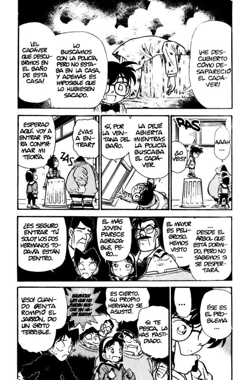 Detective Conan Capitulo 58: El misterio del cadáver que se mueve página 3