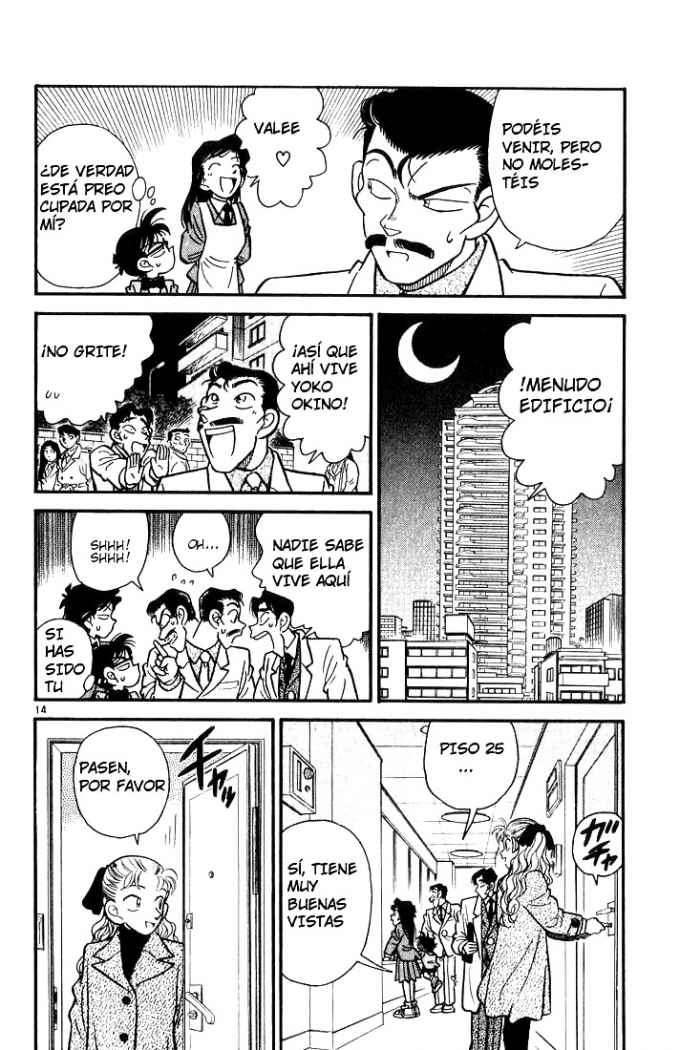 Detective Conan Capitulo 6: Cómo convertirse en un excelente detective página 14