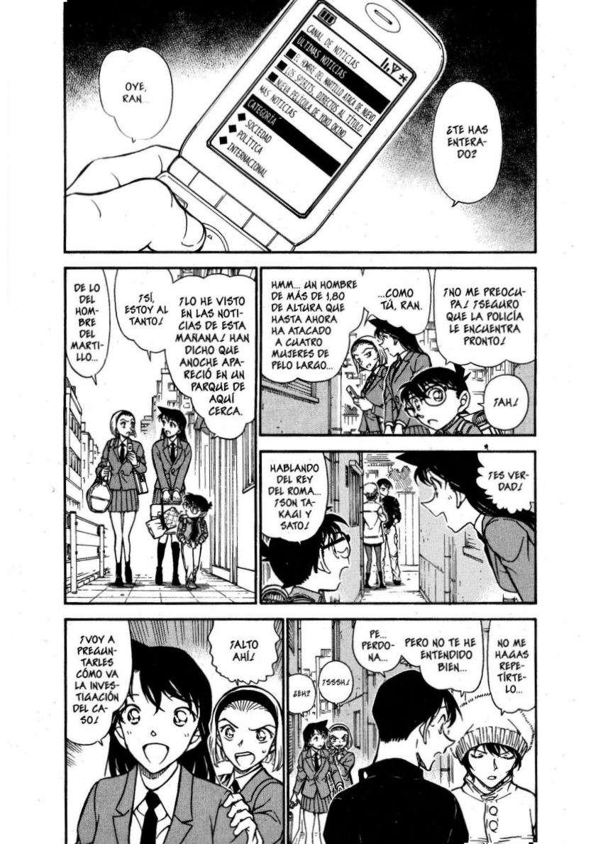 Detective Conan Capitulo 625: El hombre del martillo página 4