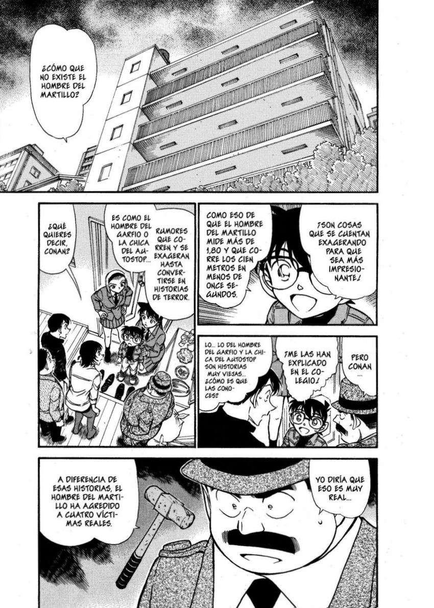 Detective Conan Capitulo 627: ¡¿Quién es el hombre del martillo?! página 2