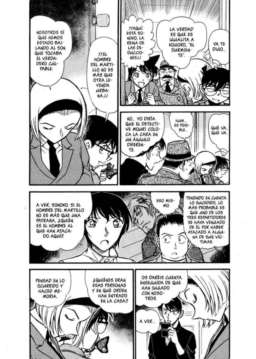 Detective Conan Capitulo 627: ¡¿Quién es el hombre del martillo?! página 4