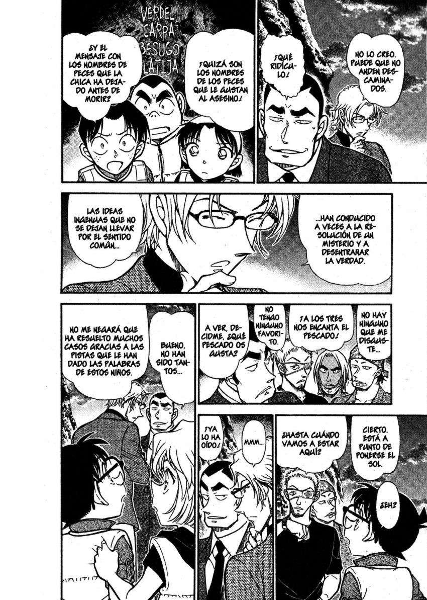 Detective Conan Capitulo 665: Caballa, carpa, besugo y lenguado página 13