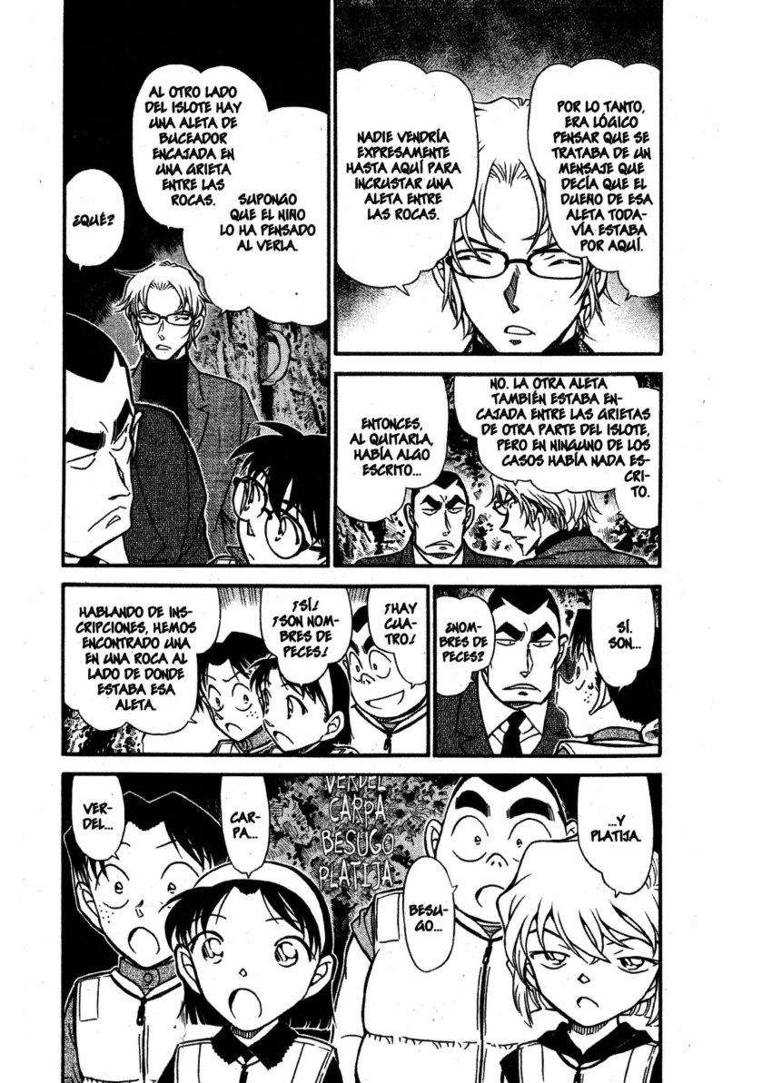 Detective Conan Capitulo 665: Caballa, carpa, besugo y lenguado página 4