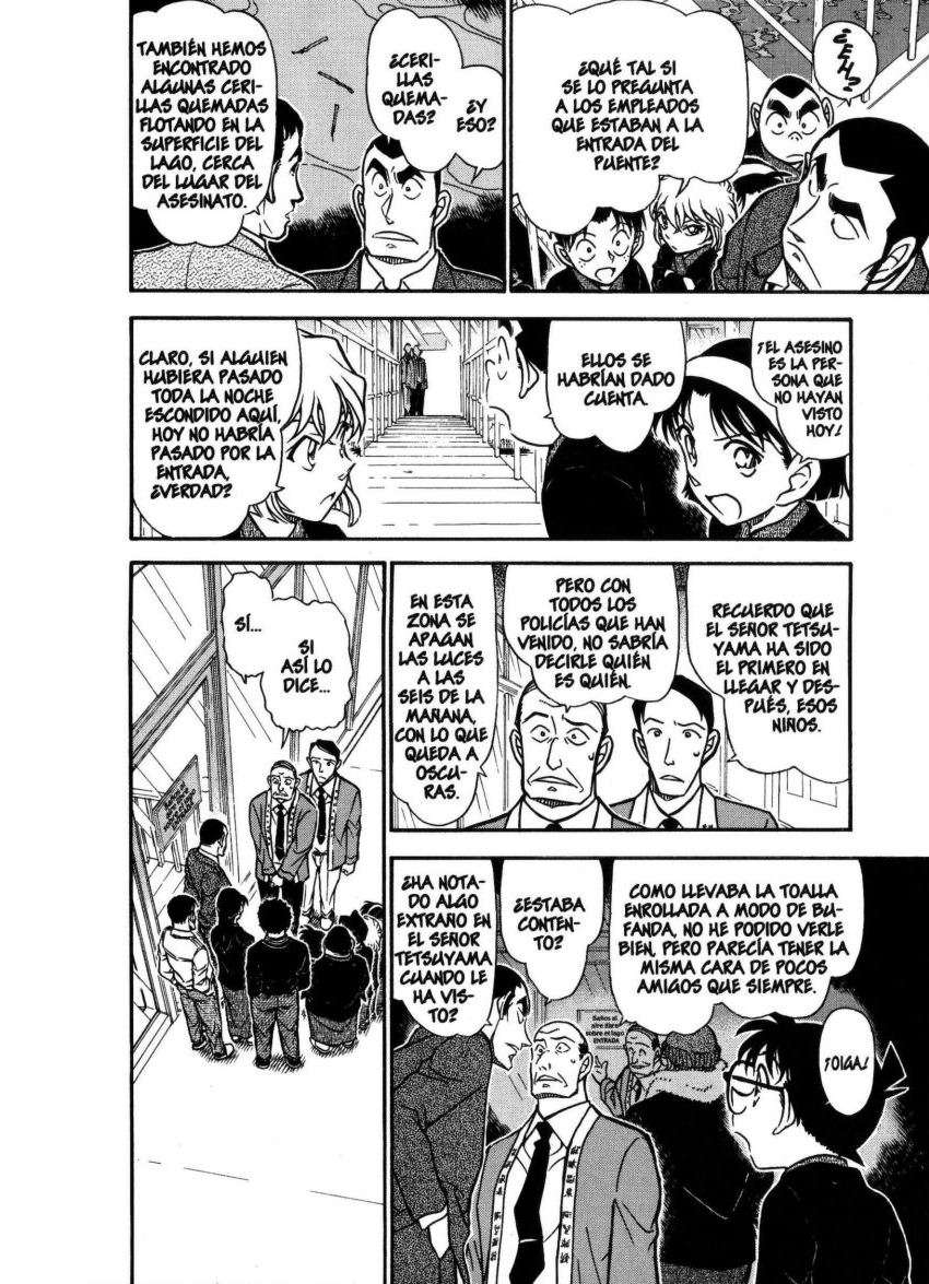 Detective Conan Capitulo 723: La habitación cerrada sobre el lago página 13
