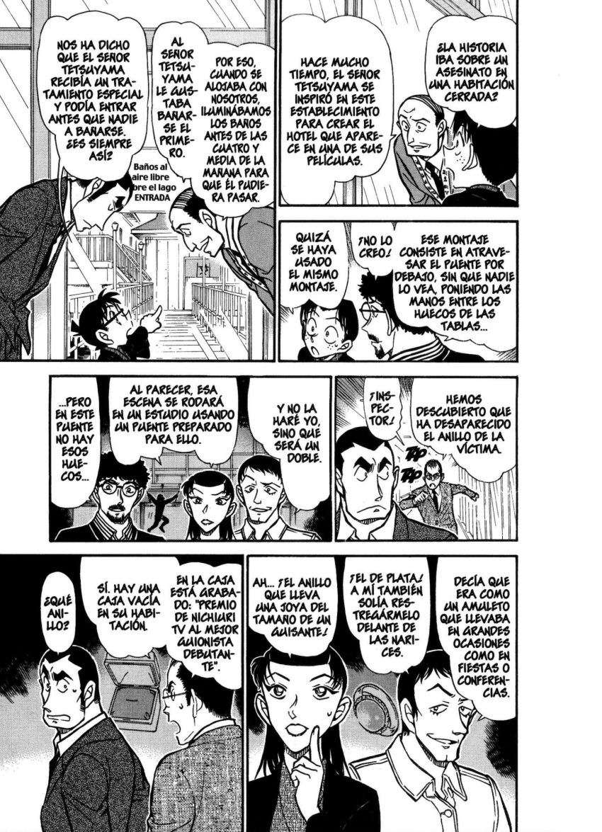 Detective Conan Capitulo 723: La habitación cerrada sobre el lago página 14