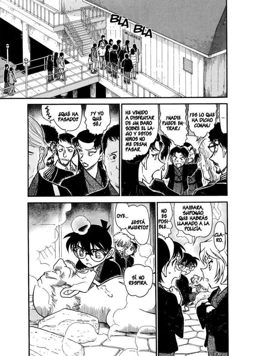 Detective Conan Capitulo 723: La habitación cerrada sobre el lago página 2