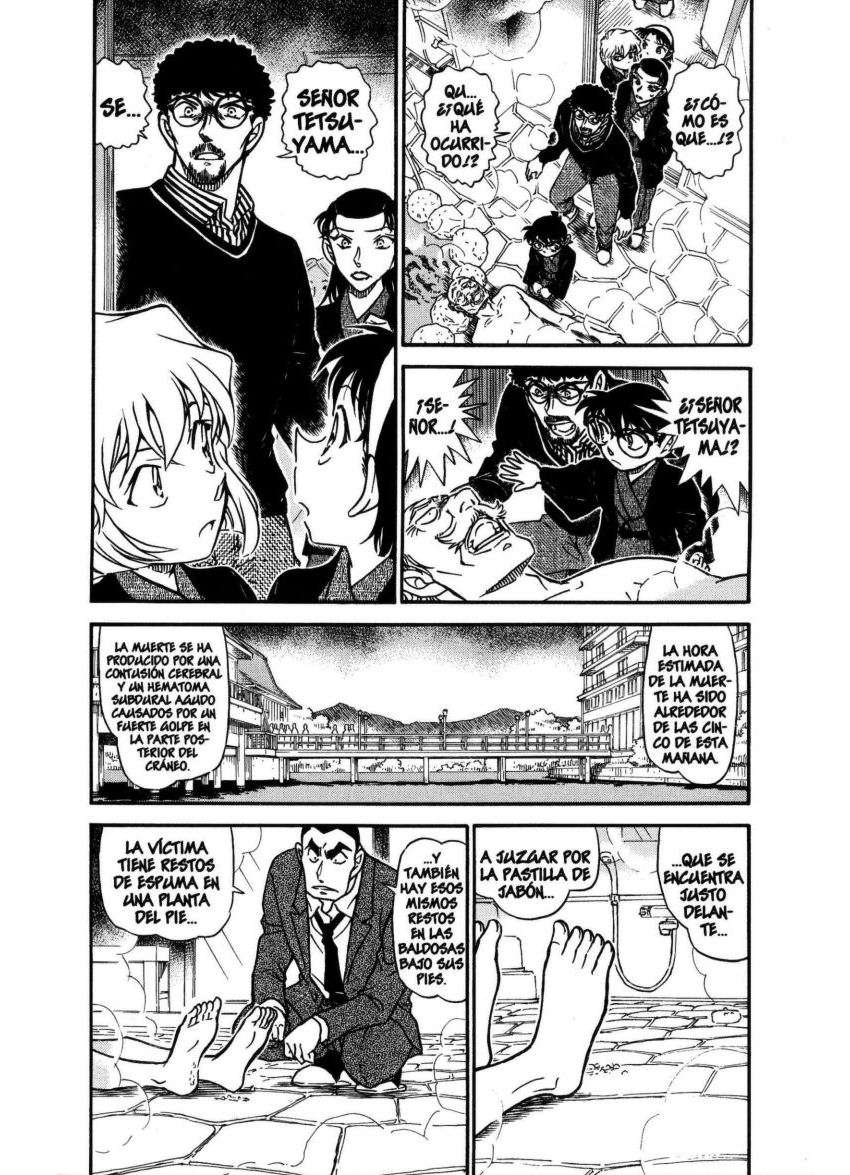 Detective Conan Capitulo 723: La habitación cerrada sobre el lago página 3