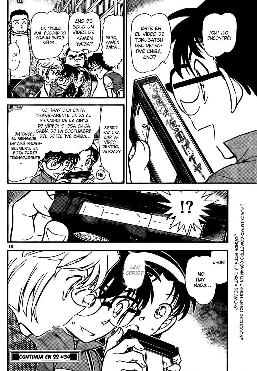 Detective Conan Capitulo 741: La cinta de vídeo del recuerdo página 16