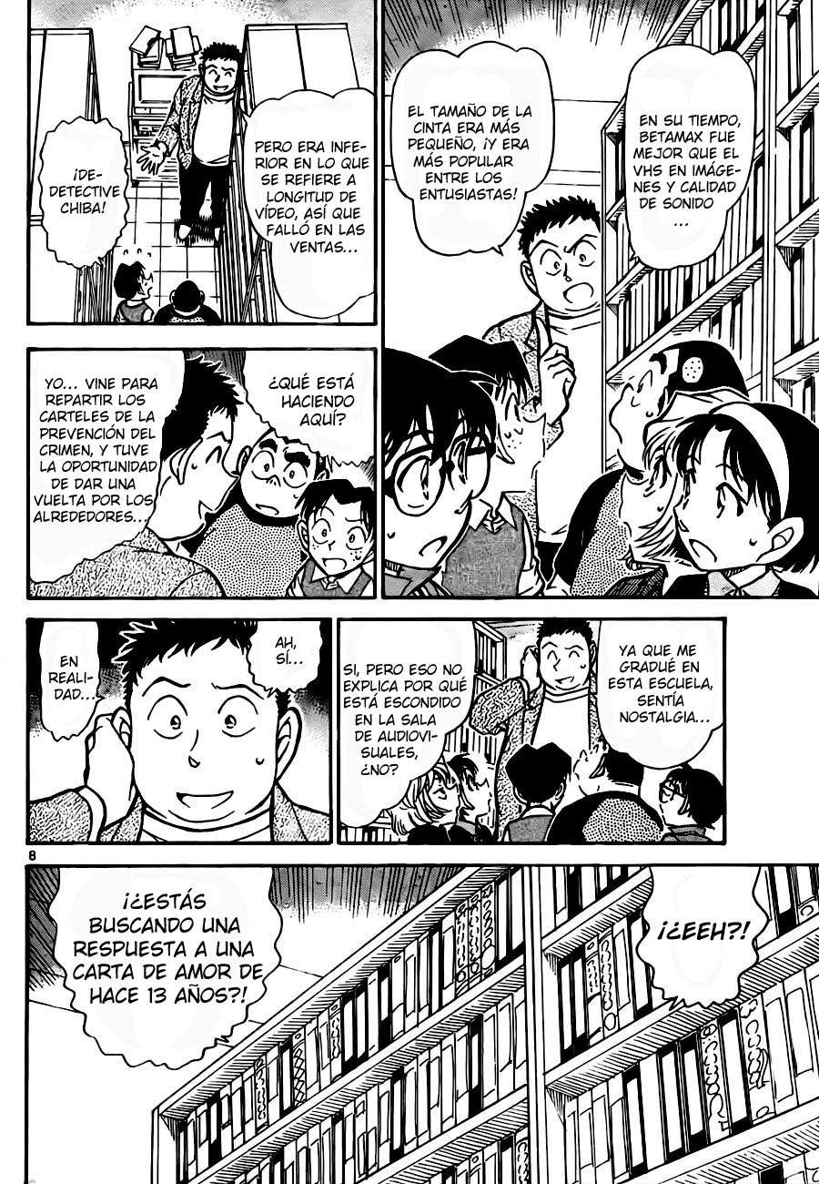 Detective Conan Capitulo 741: La cinta de vídeo del recuerdo página 8