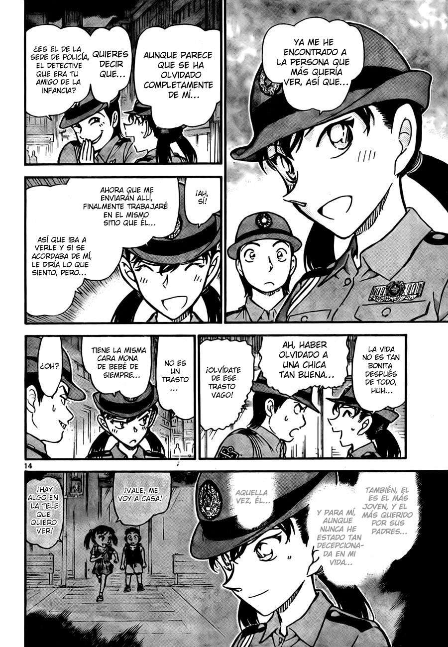 Detective Conan Capitulo 742: El amor que trascendió 13 años página 14