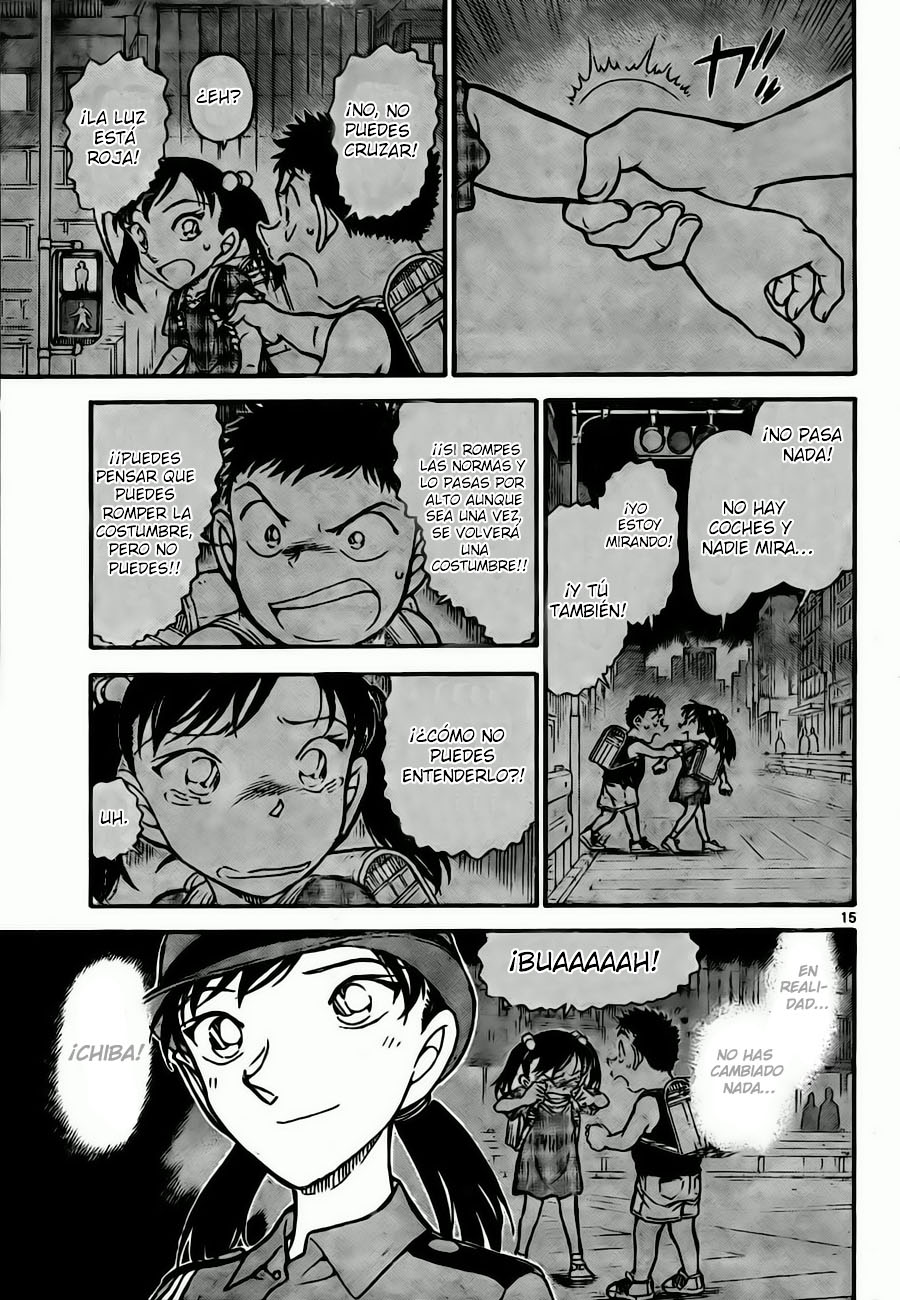 Detective Conan Capitulo 742: El amor que trascendió 13 años página 15