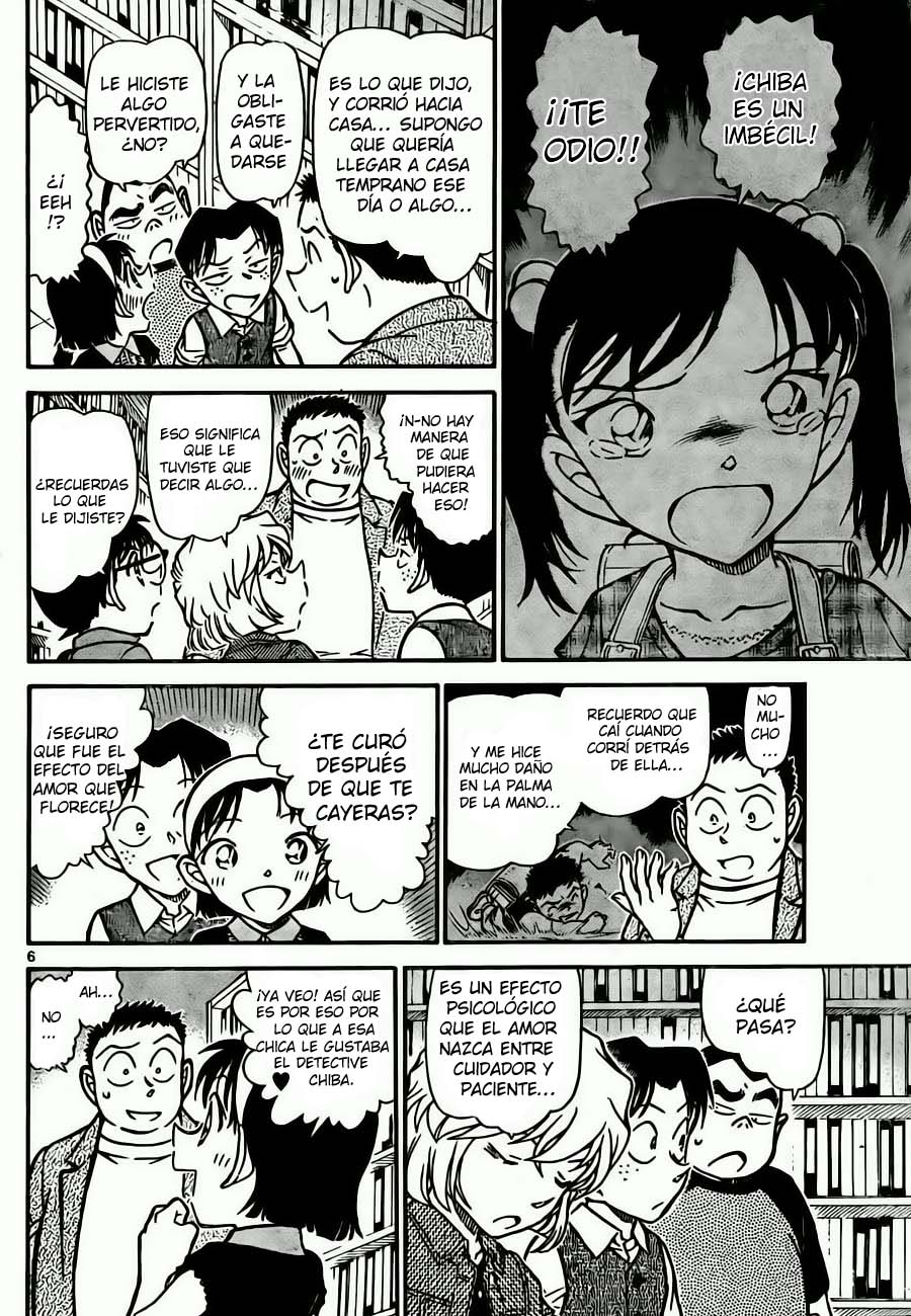Detective Conan Capitulo 742: El amor que trascendió 13 años página 6
