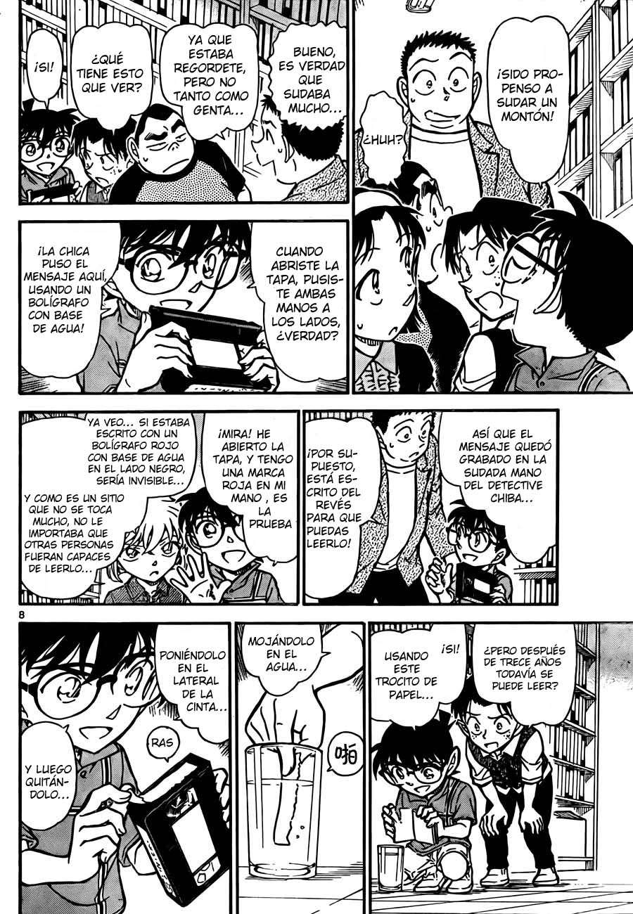 Detective Conan Capitulo 742: El amor que trascendió 13 años página 8