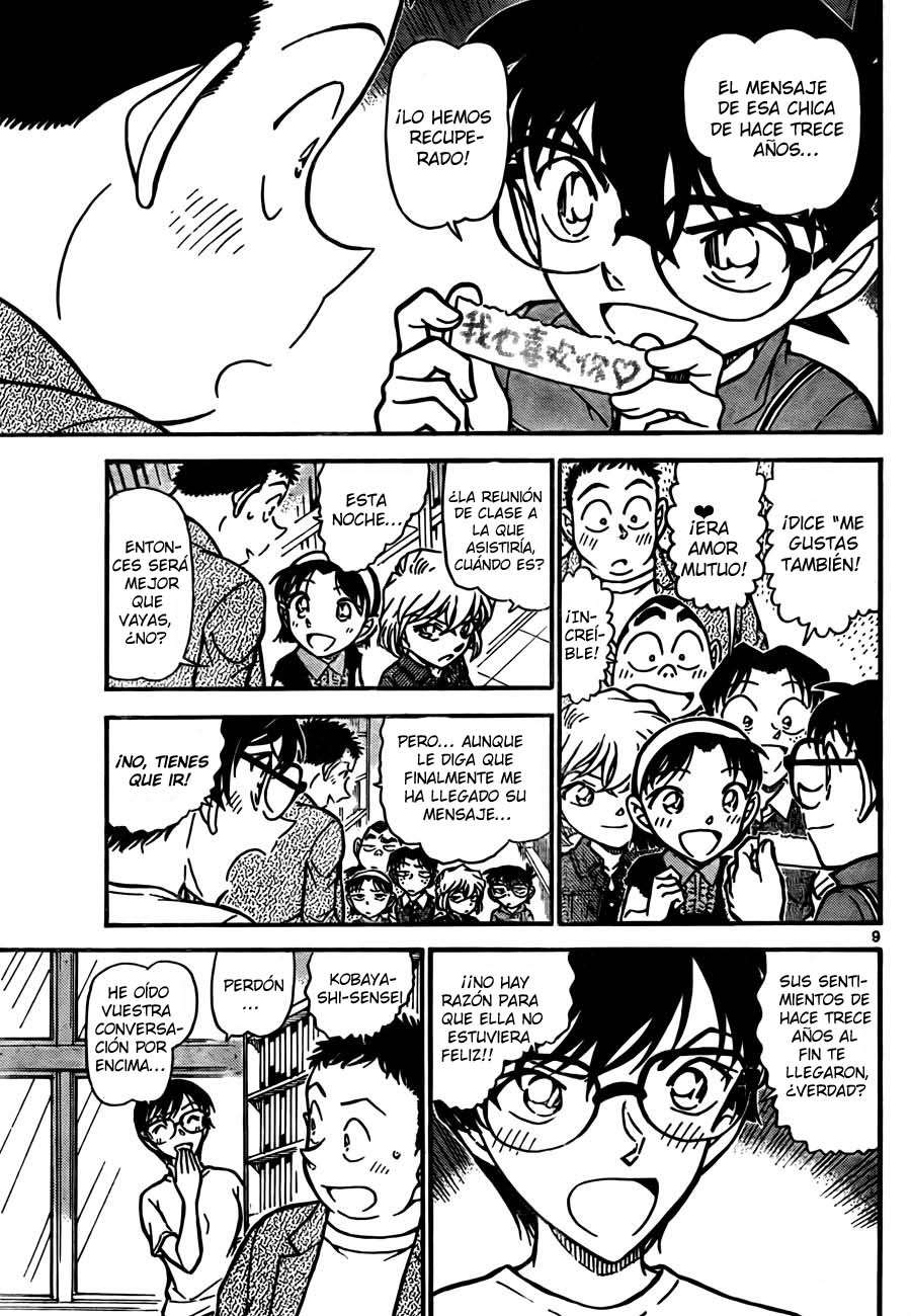 Detective Conan Capitulo 742: El amor que trascendió 13 años página 9