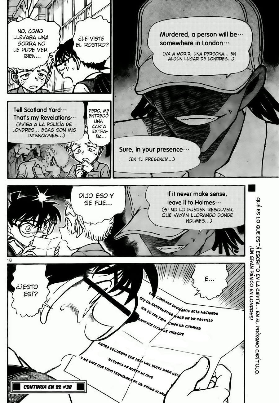 Detective Conan Capitulo 743: Aprendiz de Holmes página 16