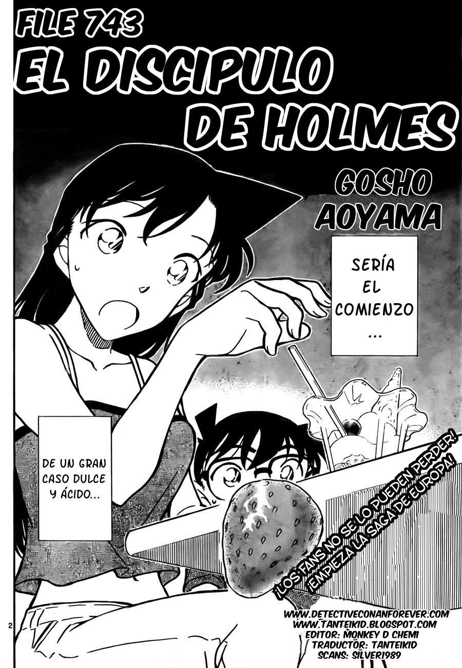 Detective Conan Capitulo 743: Aprendiz de Holmes página 2