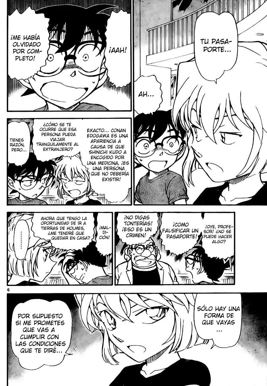 Detective Conan Capitulo 743: Aprendiz de Holmes página 6