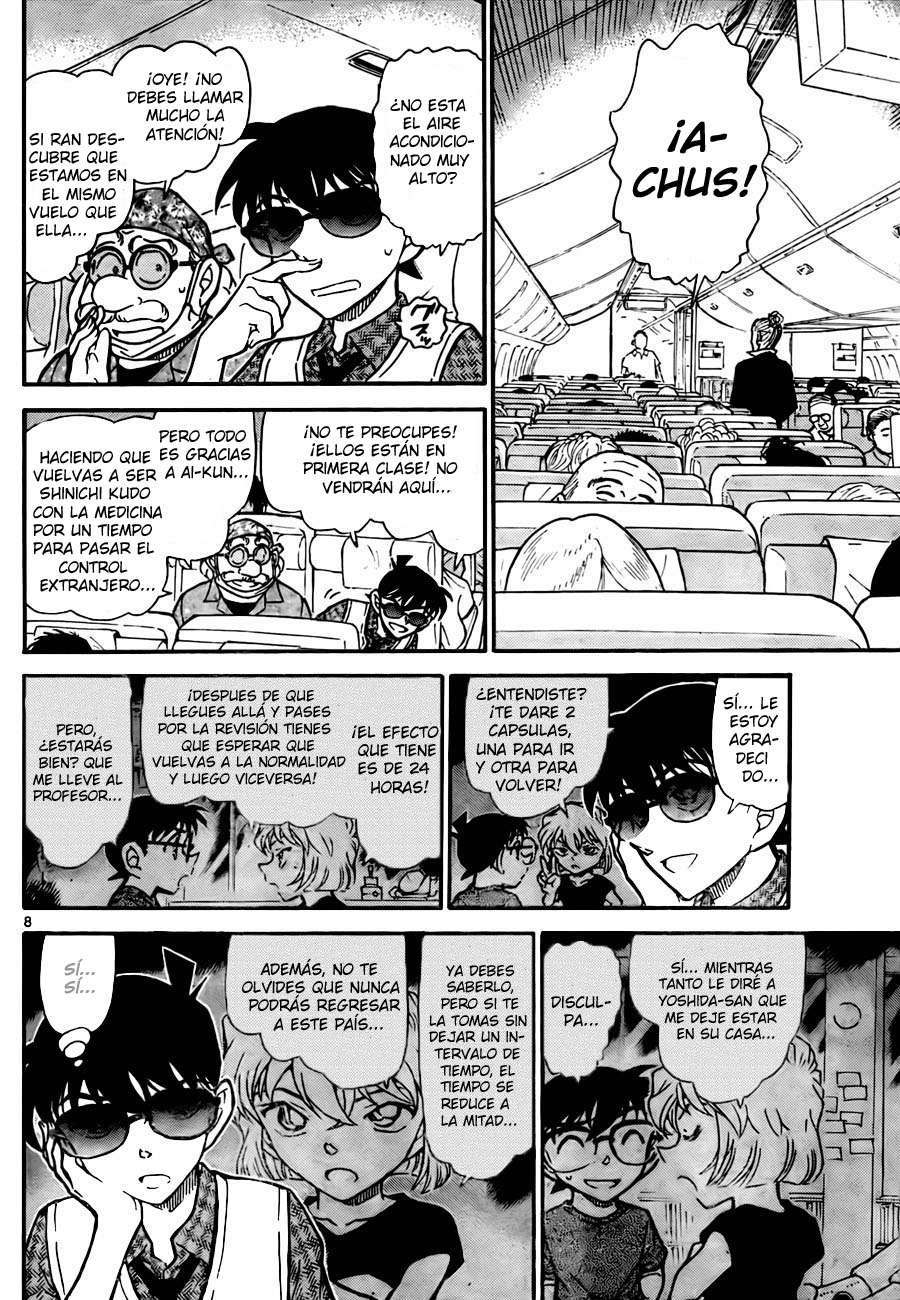 Detective Conan Capitulo 743: Aprendiz de Holmes página 8