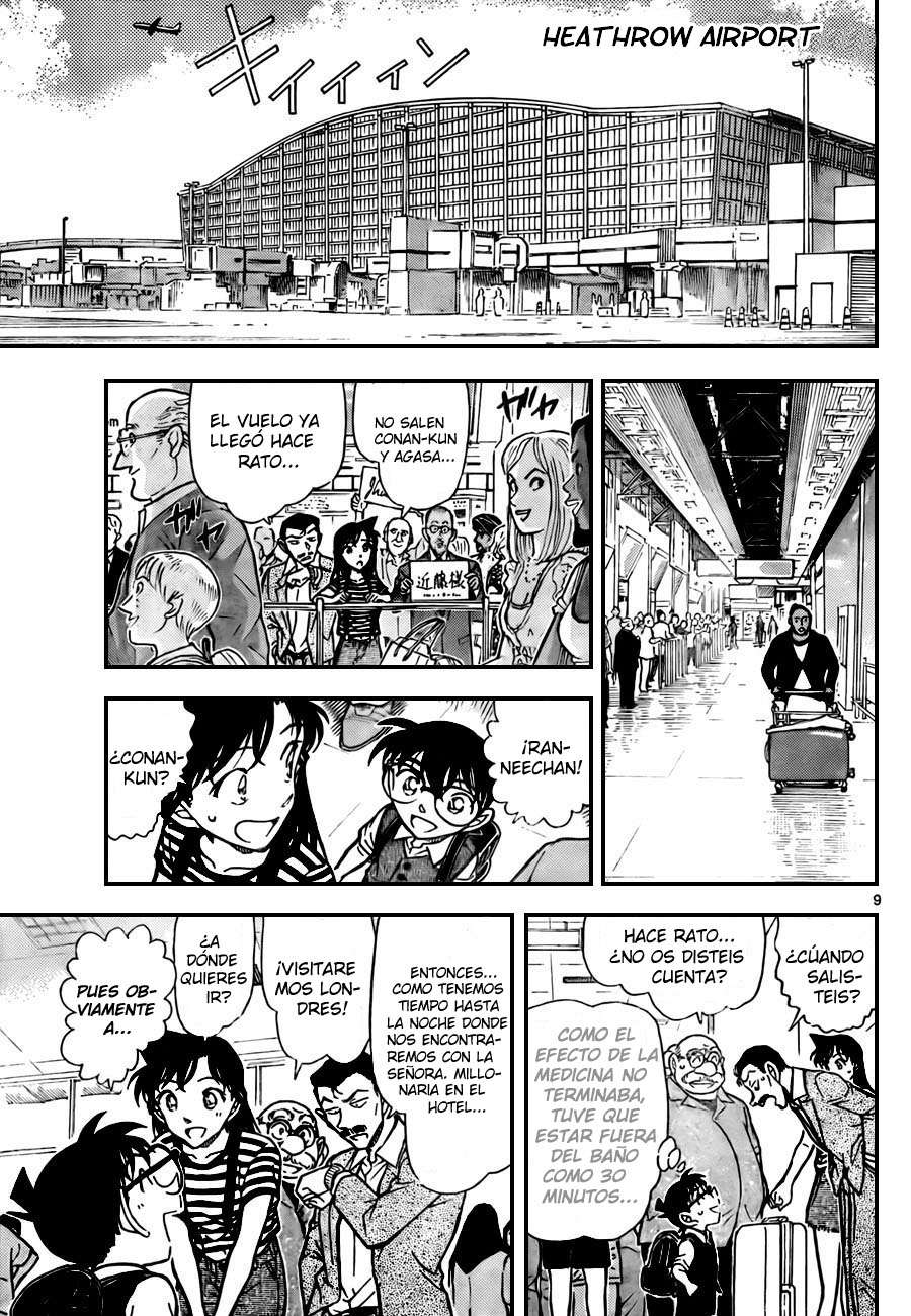 Detective Conan Capitulo 743: Aprendiz de Holmes página 9