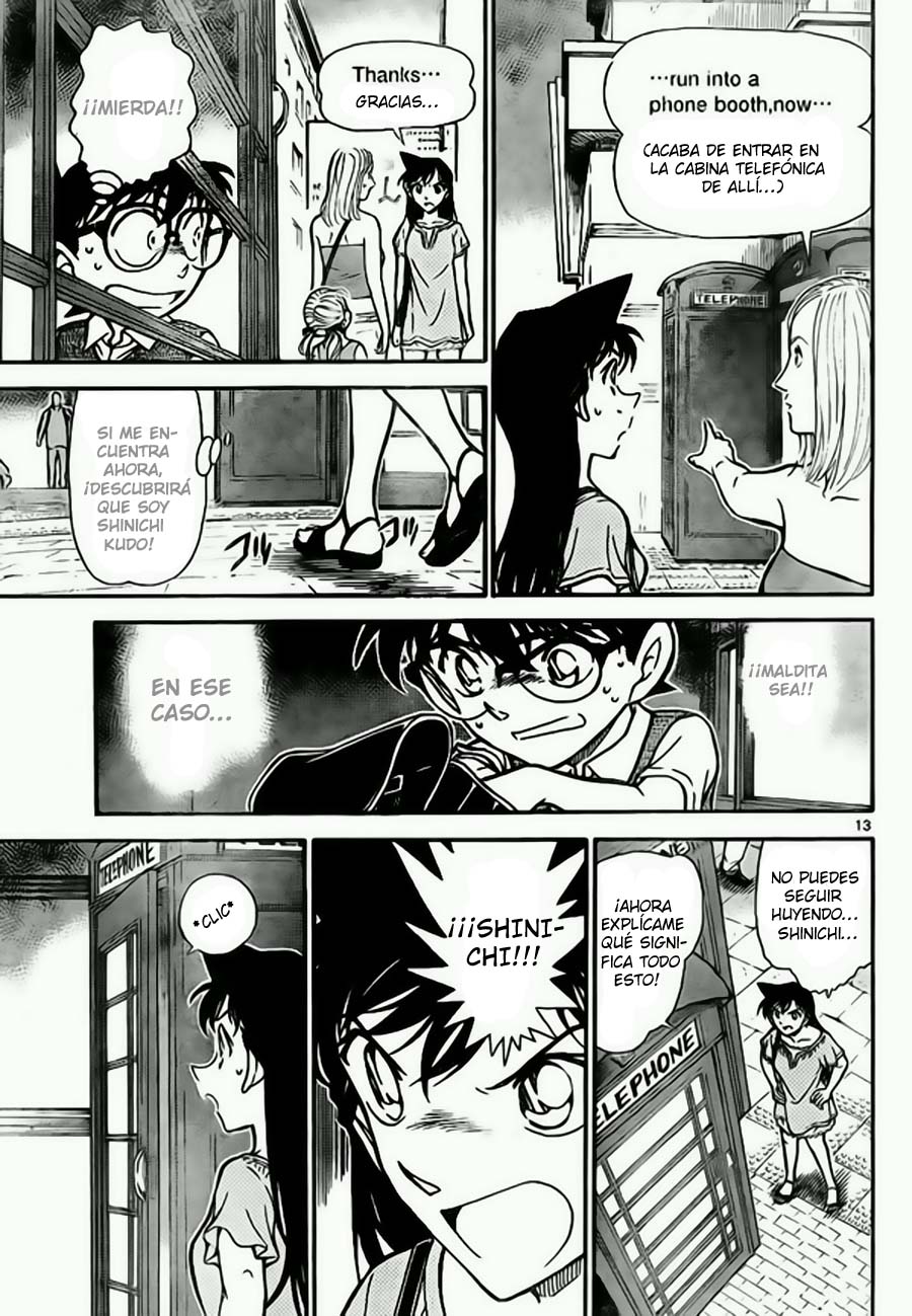 Detective Conan Capitulo 745: El amor es Cero página 13