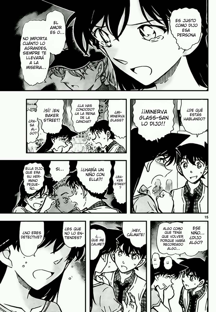 Detective Conan Capitulo 745: El amor es Cero página 15