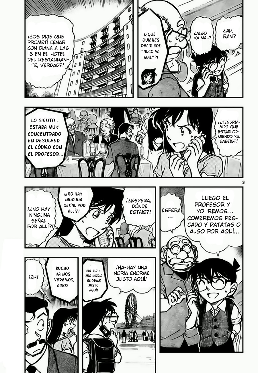 Detective Conan Capitulo 745: El amor es Cero página 3