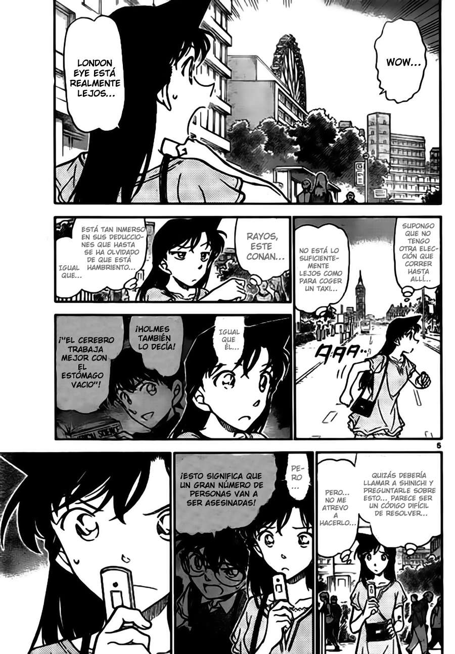 Detective Conan Capitulo 745: El amor es Cero página 5