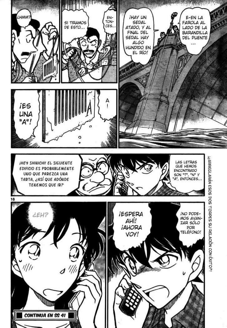 Detective Conan Capitulo 746: Pregúntale a Holmes página 16