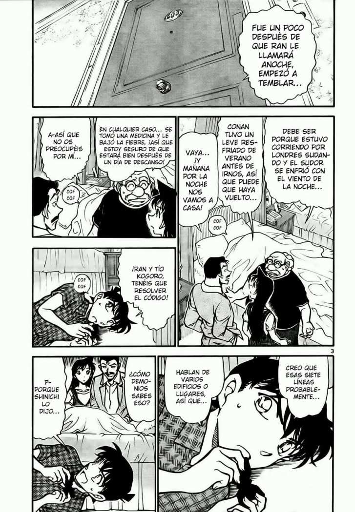 Detective Conan Capitulo 746: Pregúntale a Holmes página 3