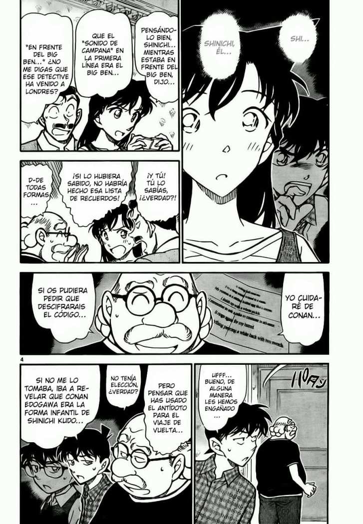 Detective Conan Capitulo 746: Pregúntale a Holmes página 4
